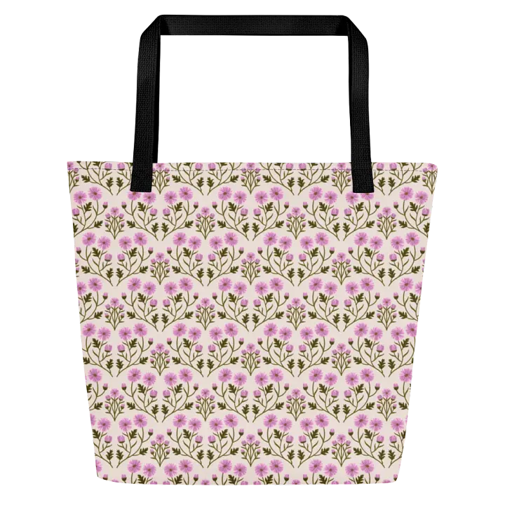 Harmony of Mums - Pink and Forest Green - Tote Bag product image (2)