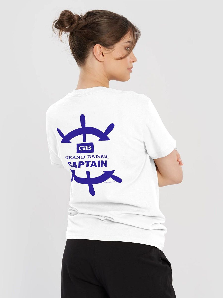 Grand Banks Captain - T-Shirt - Light Shirt w/Blue Logo product image (1)