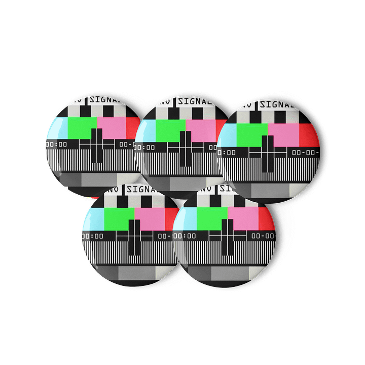 BADGE RETRO NO SIGNAL product image (3)