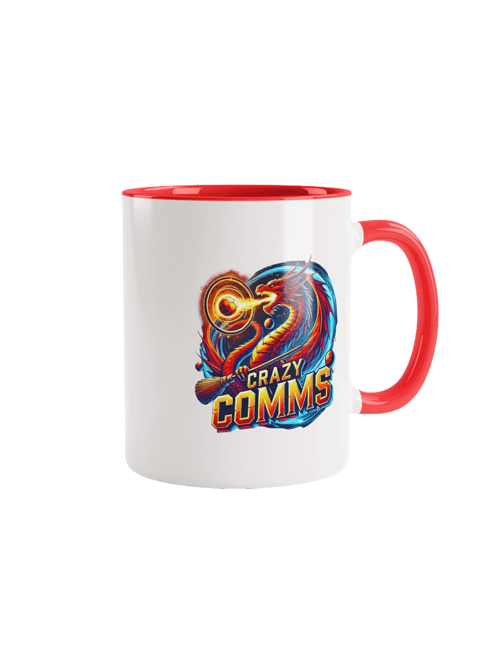 Crazy Comms Team Ceramic Mug with Color Inside product image (2)