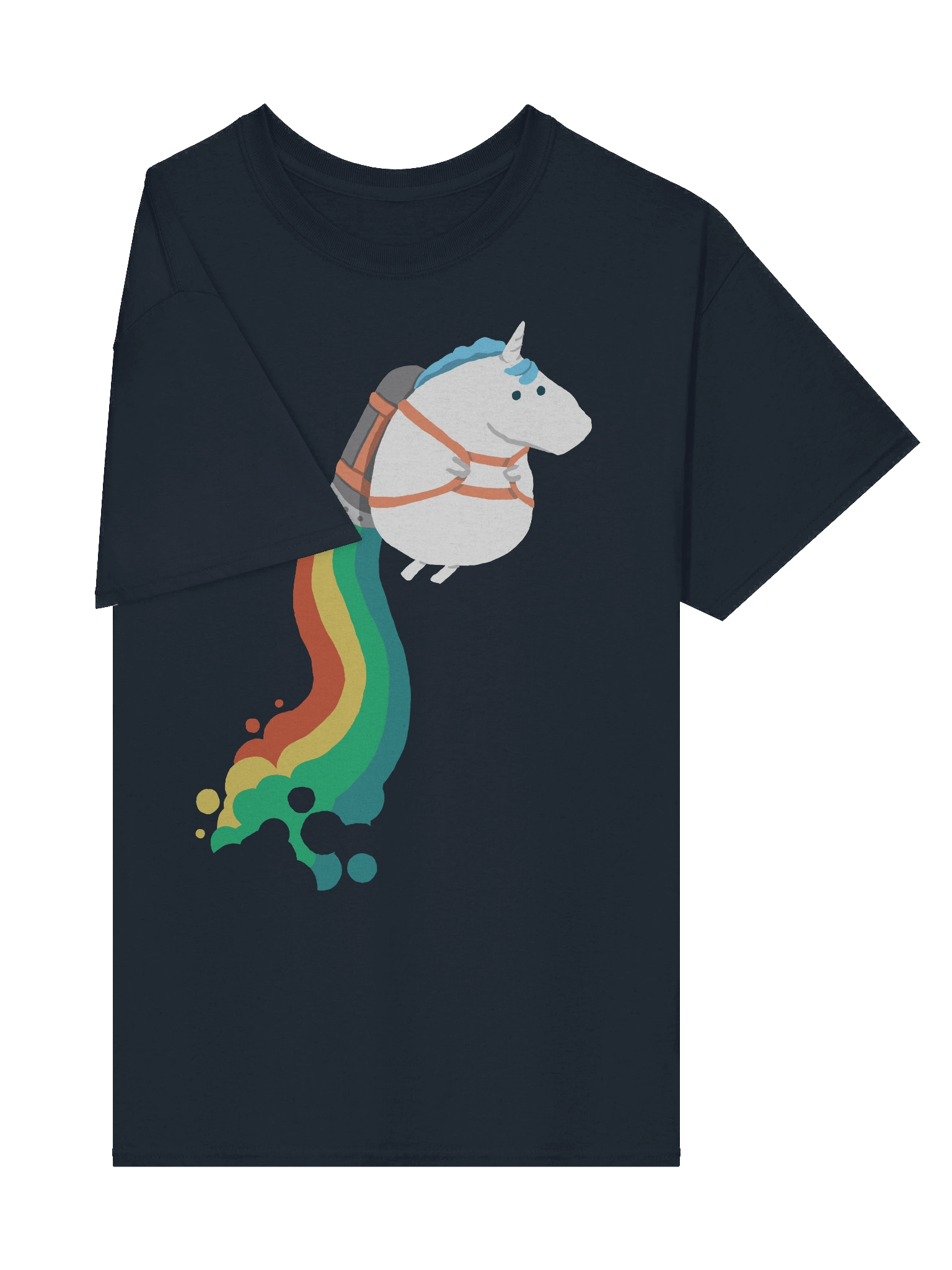 Flying unicorn graphic t-shirt product image (28)