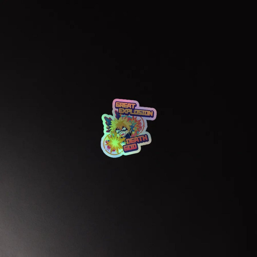My Hero Academia Bakugo Sticker GREAT EXPLOSION DEATH GOD product image (4)