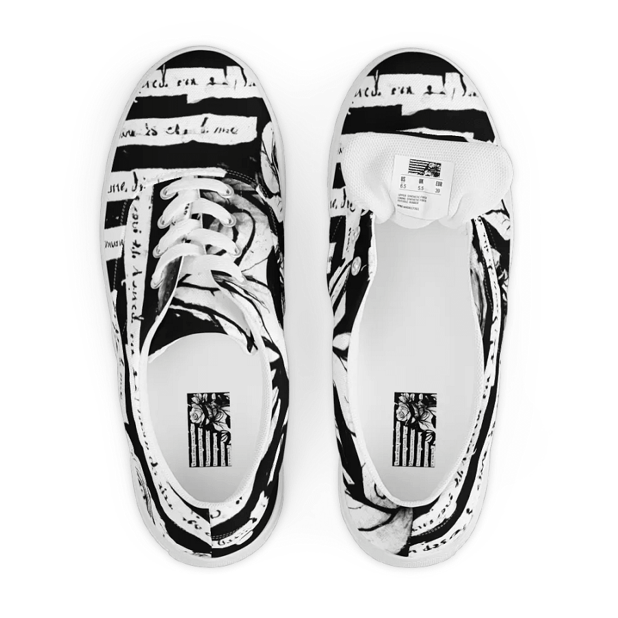 Rose Redaction Women's Canvas Shoes product image (6)