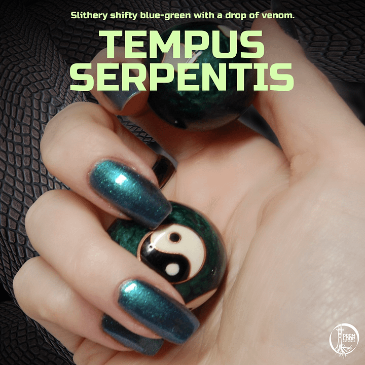 TEMPUS SERPENTIS - Shifty Blue-Green Nail Polish product image (1)