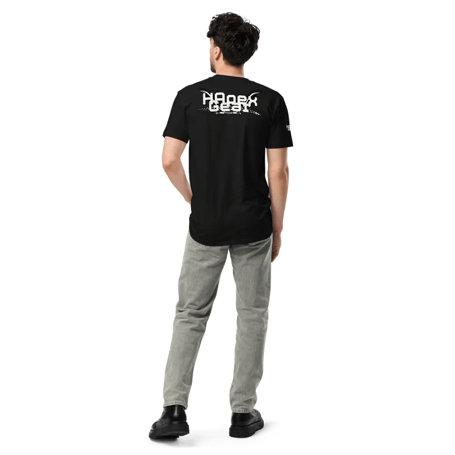 Unisex Premium T-Shirt - Print Embroidered - White HApex Gear White Logo product image (5)