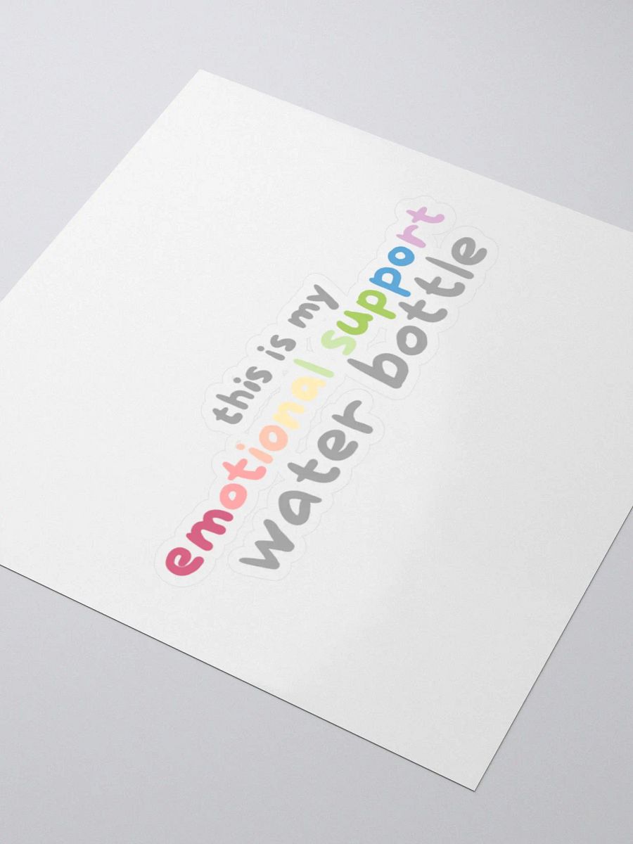 emotional support water bottle sticker product image (3)