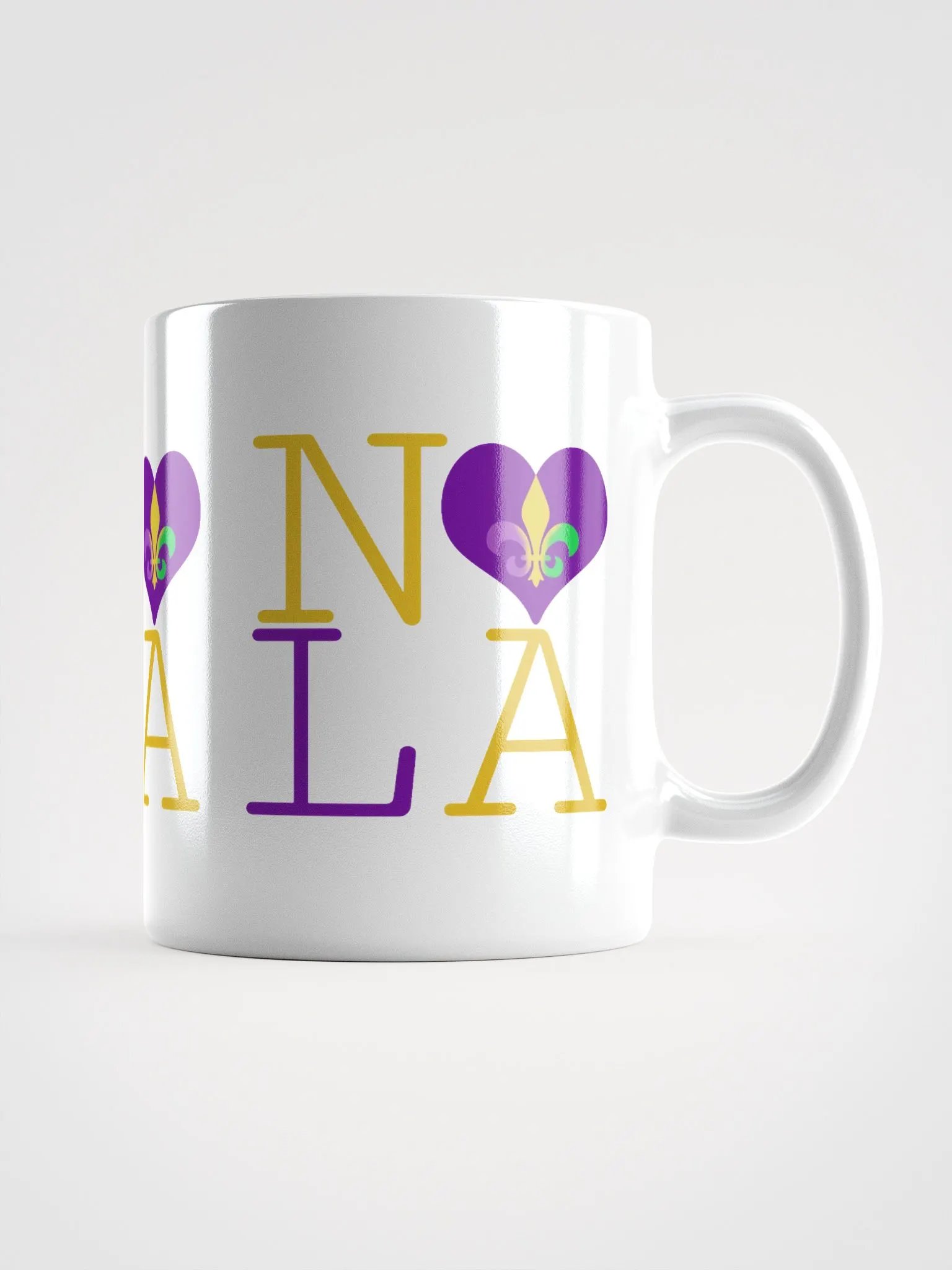 I LOVE NOLA **BIGSHOT MUG** (MARDI GRAS 3) product image (2)