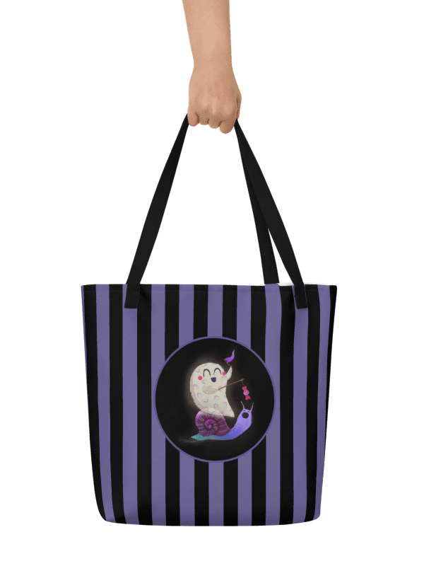 Little Ghost Snail Race - Tote Bag product image (1)