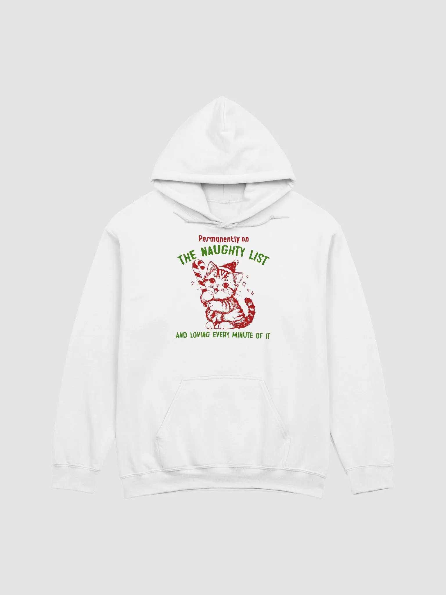 Permanently on the naughty list Hoodie product image (1)