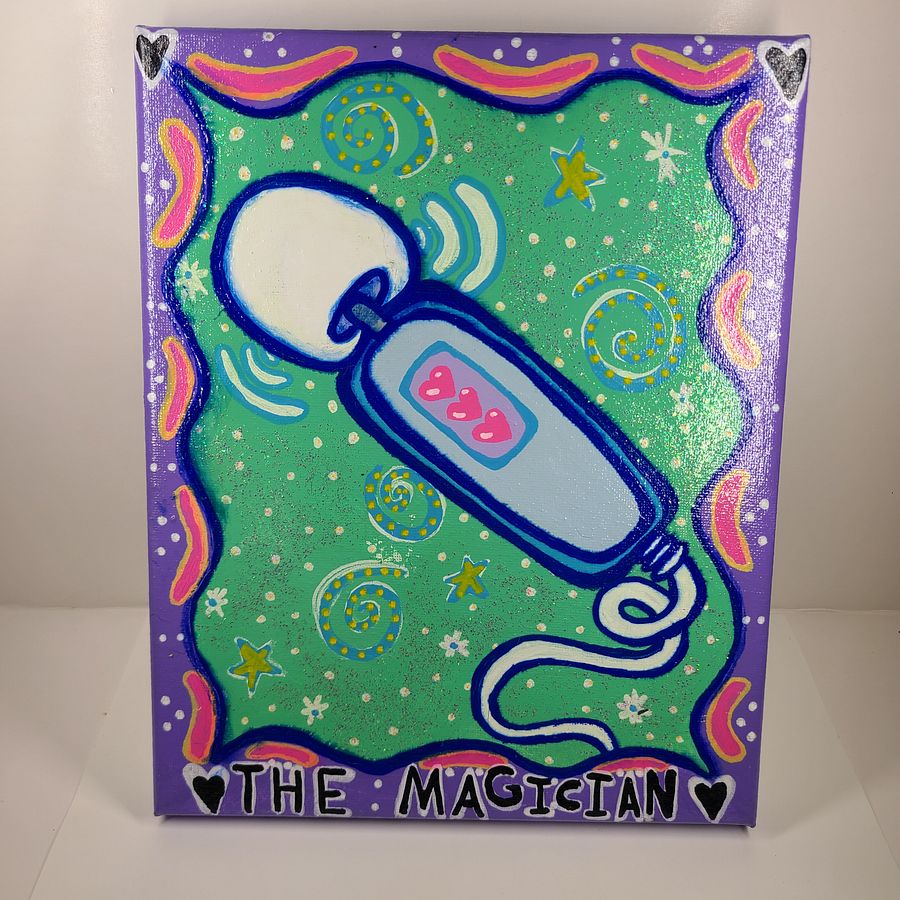 The Magician 8x10 painting on canvas product image (1)
