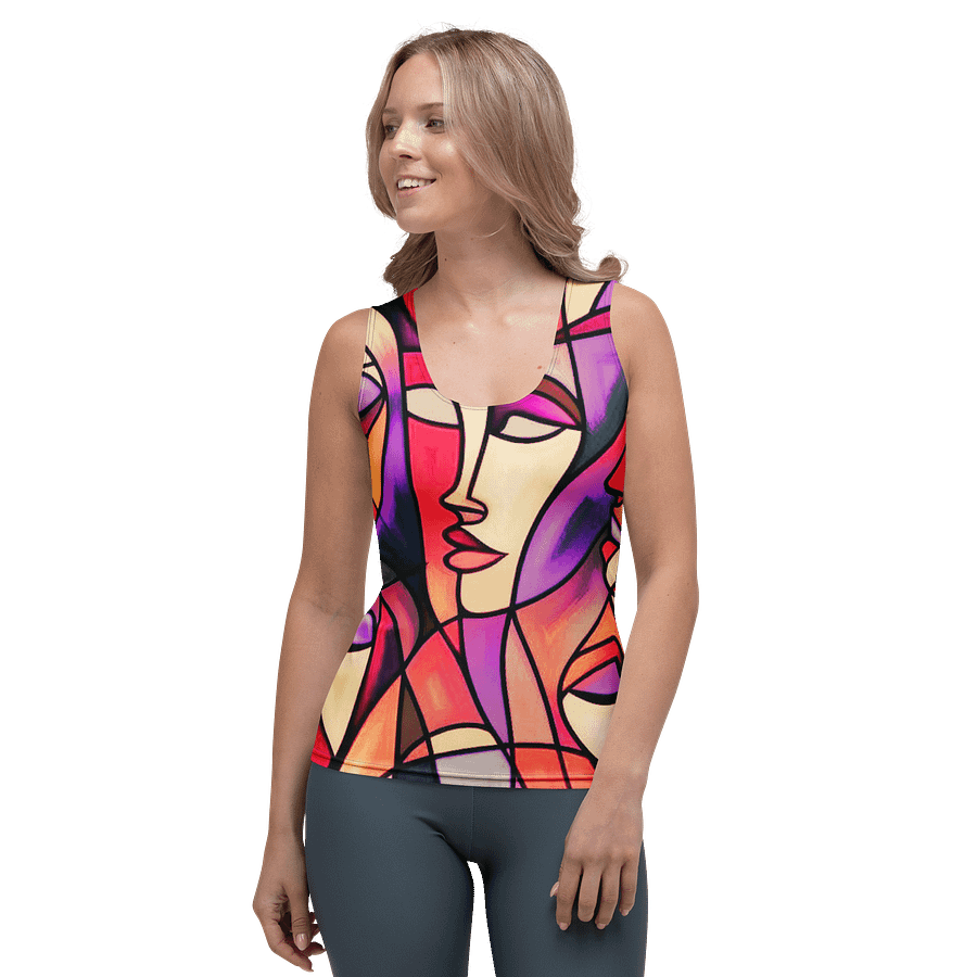 Womеns Faces Tank Top product image (1)