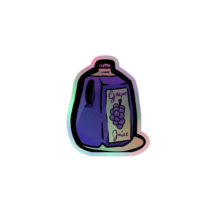 Grape Juice Holo Sticker product image (1)