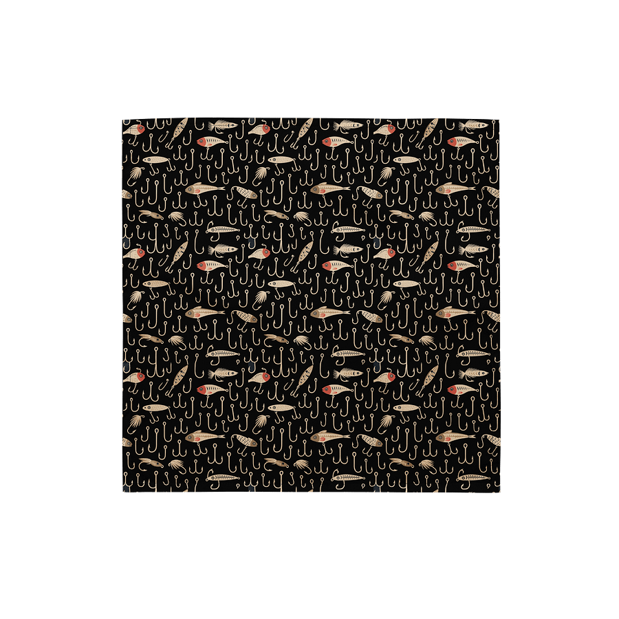 Fish Hook & Lure Bandana – Fishing Gear Accessory for Anglers product image (1)