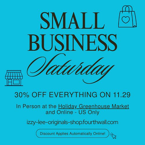 We are one week away from Small Business Saturday + my next market! Boy do I have a deal for you! I’ll be offering THIRTY PER...