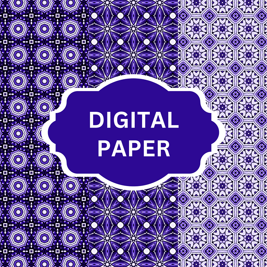 Cool Breeze Combo Paper Pack - 18 Sheets, 12x12 inches, 300 DPI product image (4)