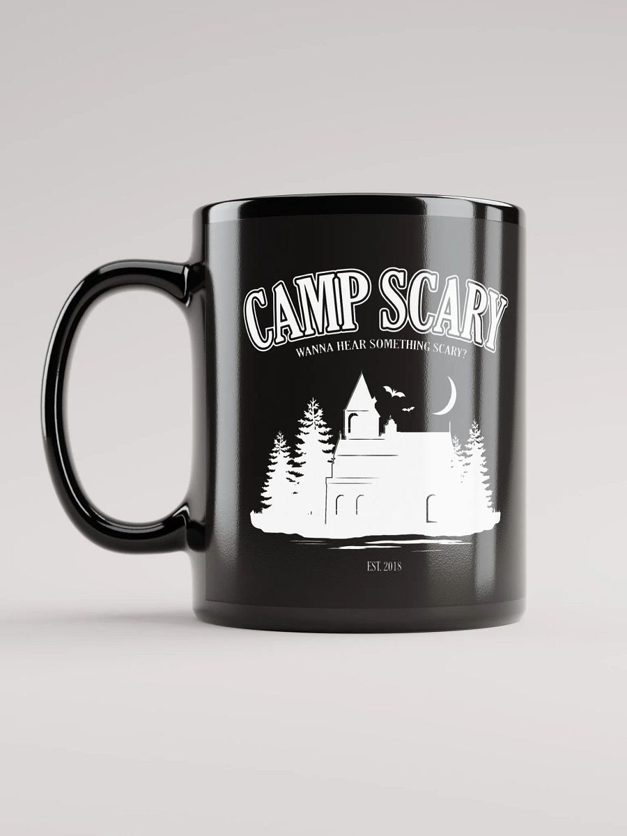 Camp Scary Black Glossy Mug product image (1)