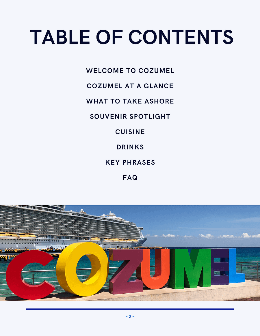 Cozumel Cruise Port Guide product image (2)