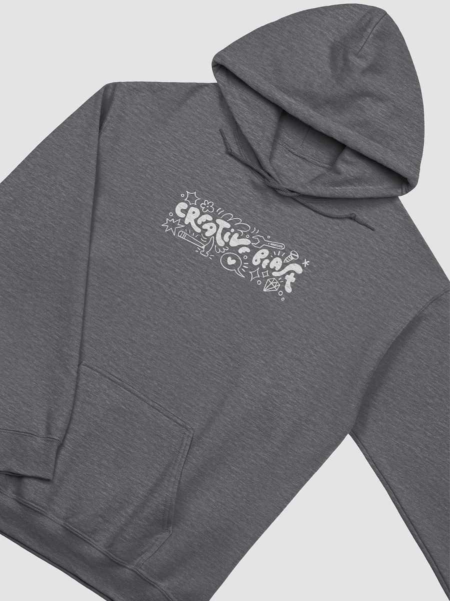 CREATIVE CHAOS HOODIE - White txt product image (42)