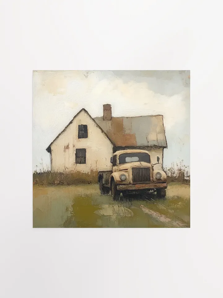 Farmhouse Sky: Truck I Art Print product image (1)