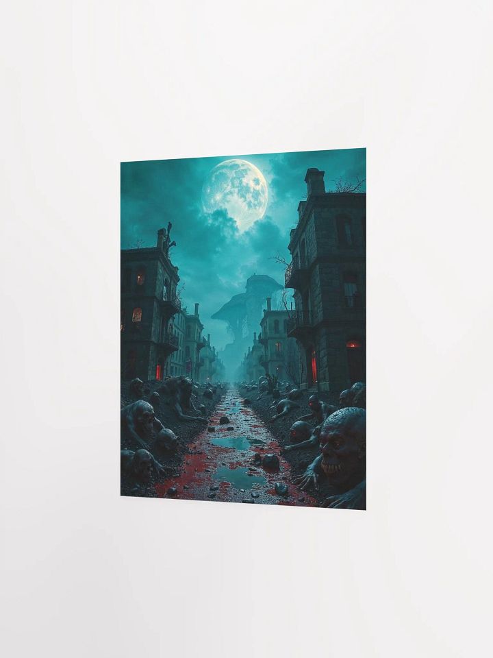 Eerie Moonlit Street Poster product image (11)