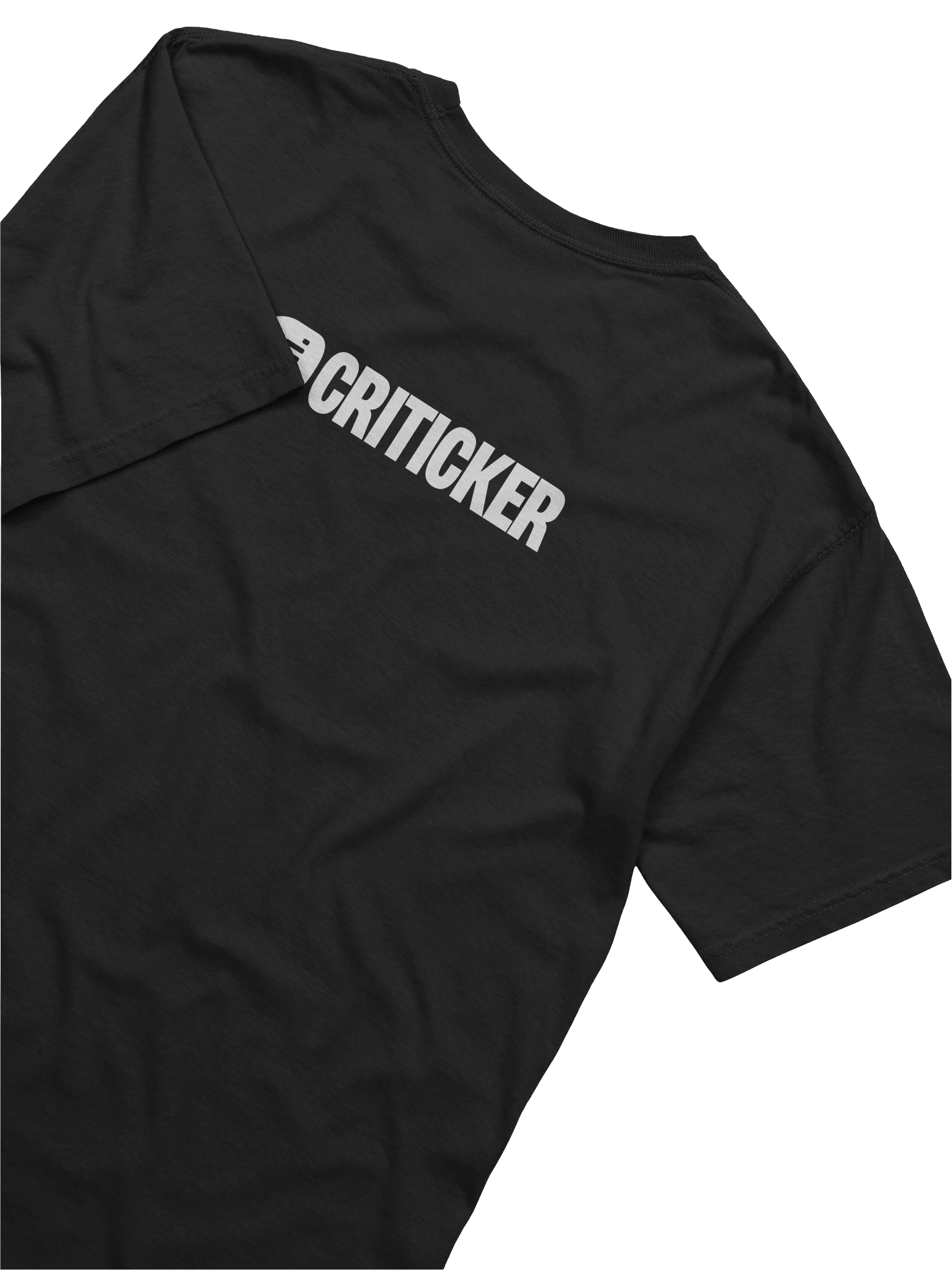 Official Criticker Icon + Logo T-Shirt - White Print product image (33)
