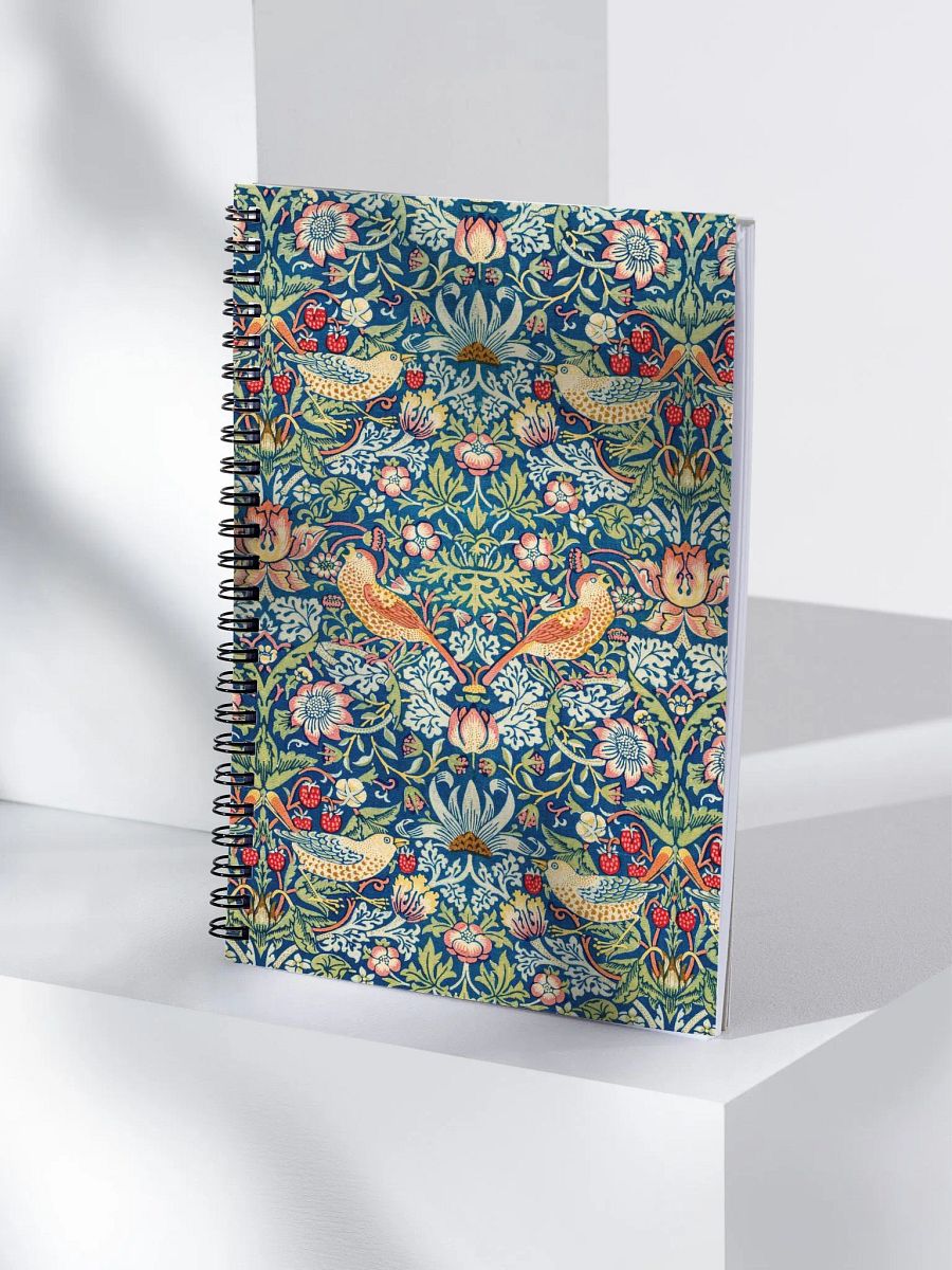 Strawberry Thief: William Morris: Spiral Notebook product image (3)