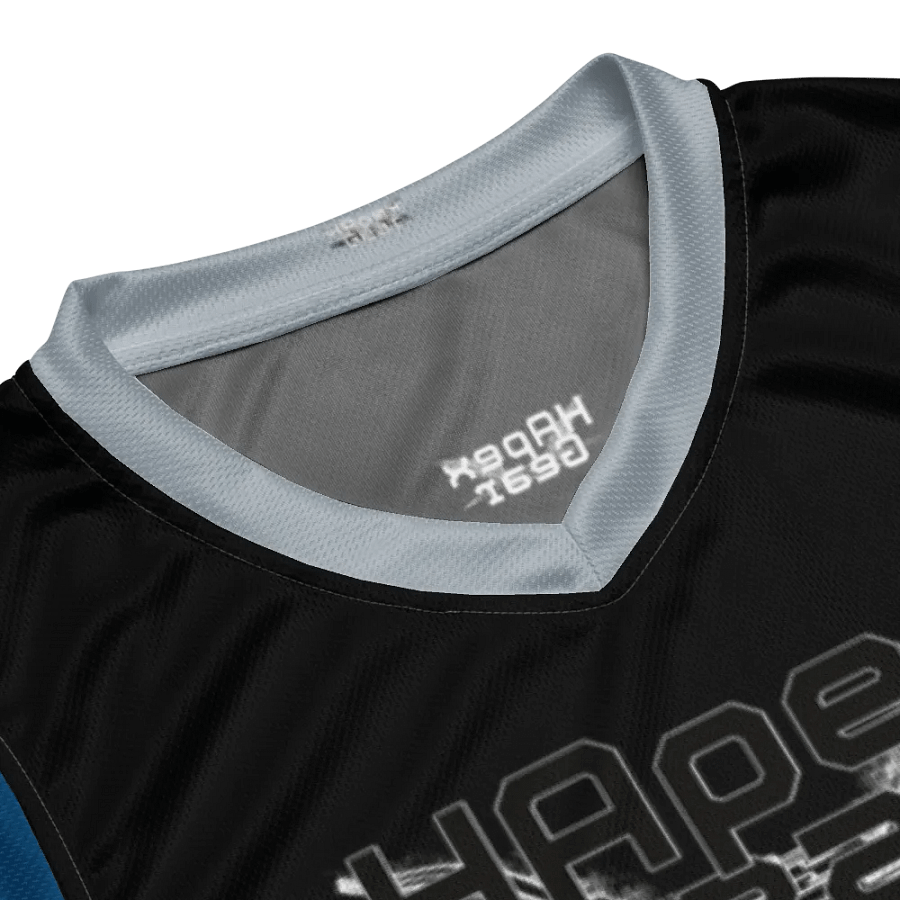 Cuban - Black - Recycled Unisex Basketball Jersey - Black HApex Gear Black Logo product image (8)