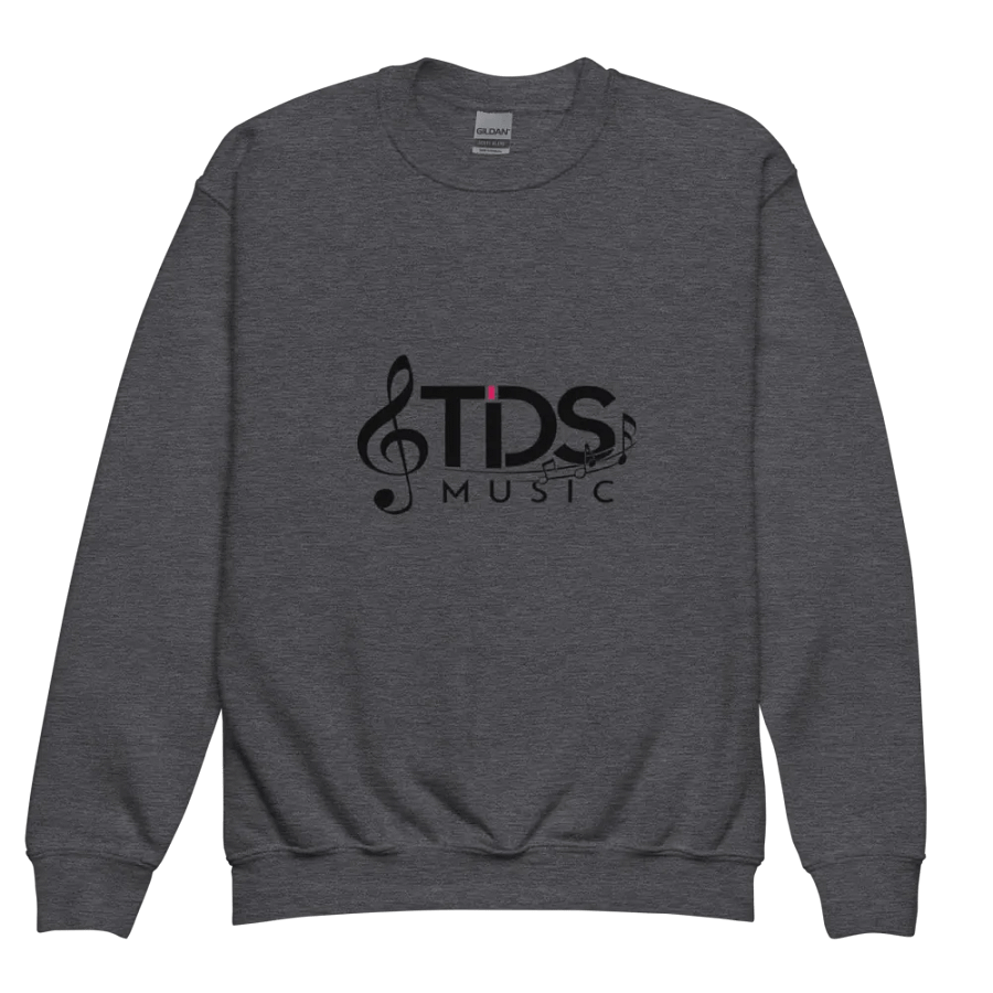 TDS Music Youth Crew Neck Sweatshirt in Blue, White, Black, Red, Gray (XS-XL) product image (3)