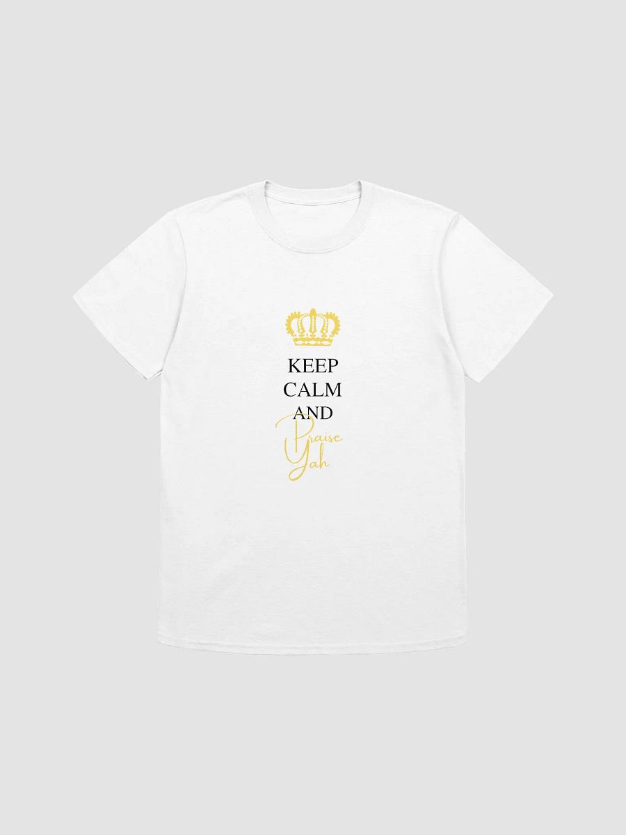 Keep Calm And Praise Yah | Blck Ltrs | T-Shirt Male product image (1)