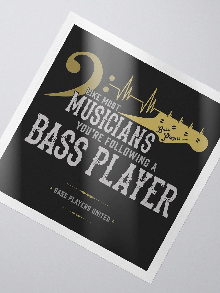 Like Most Musicians (Sticker) product image (2)