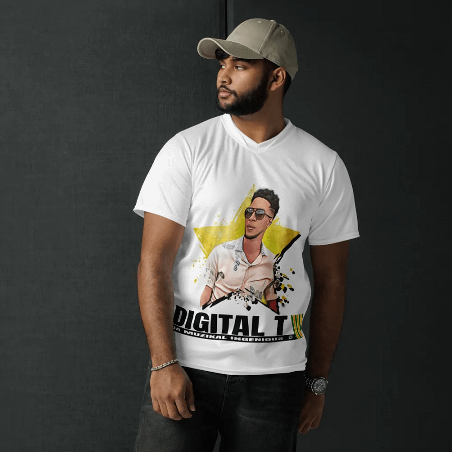 Digi Jersey All Over V neck Shirt (UNISEX) product image (6)