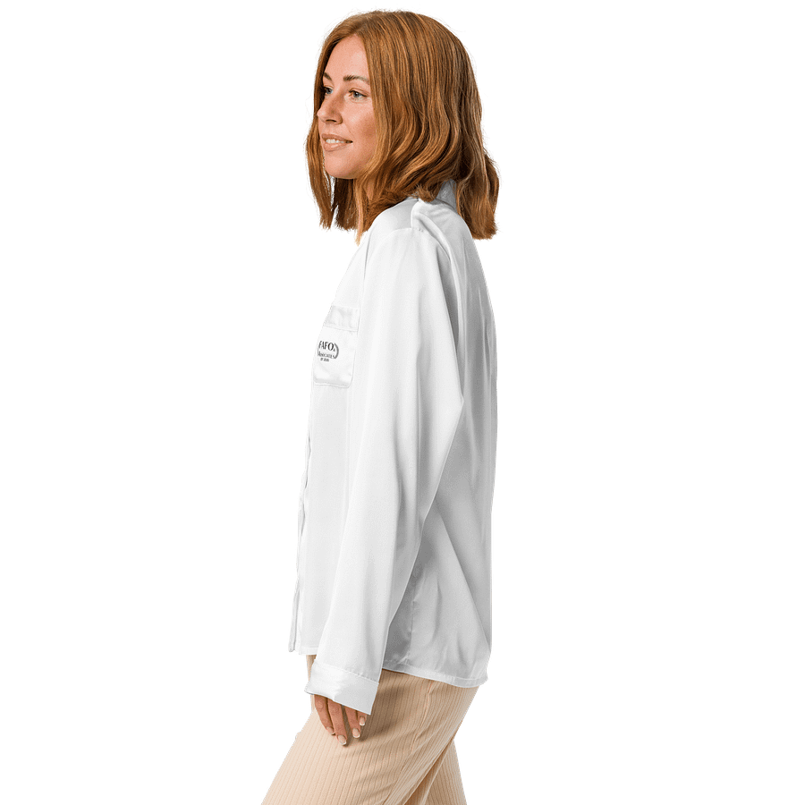 White FAFO & Associates Elegant Women's Pajama Top product image (4)