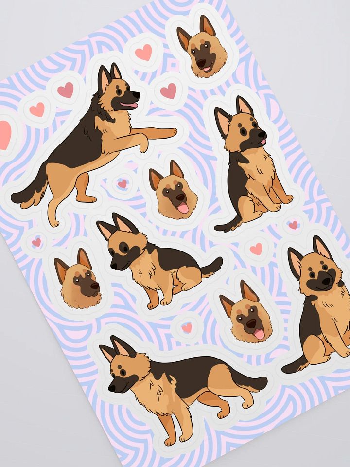 German Shepherd Dog Sticker Sheet product image (2)