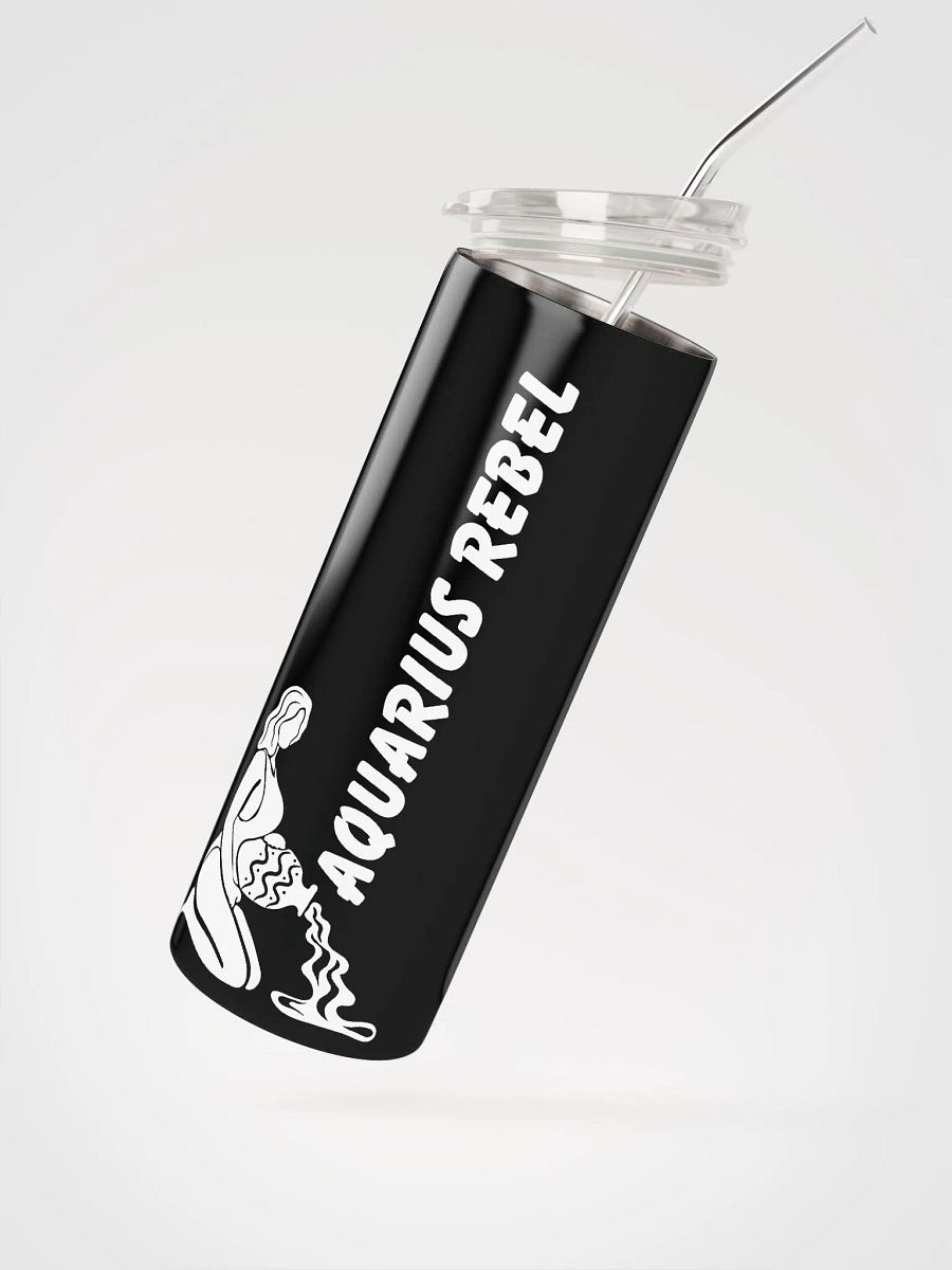 Aquarius Rebel Stainless Steel Tumbler: Celebrate Zodiac Vibes! ♒ product image (2)