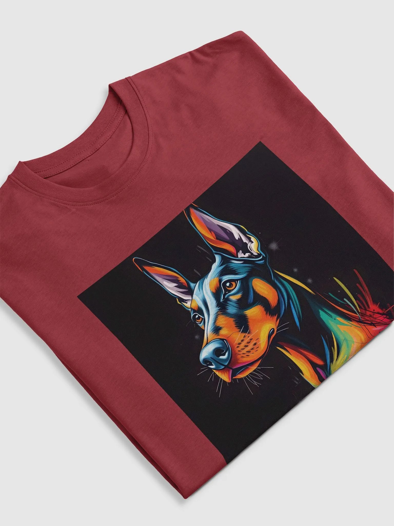 Dynamic Doberman Illustration Men's Tee product image (5)