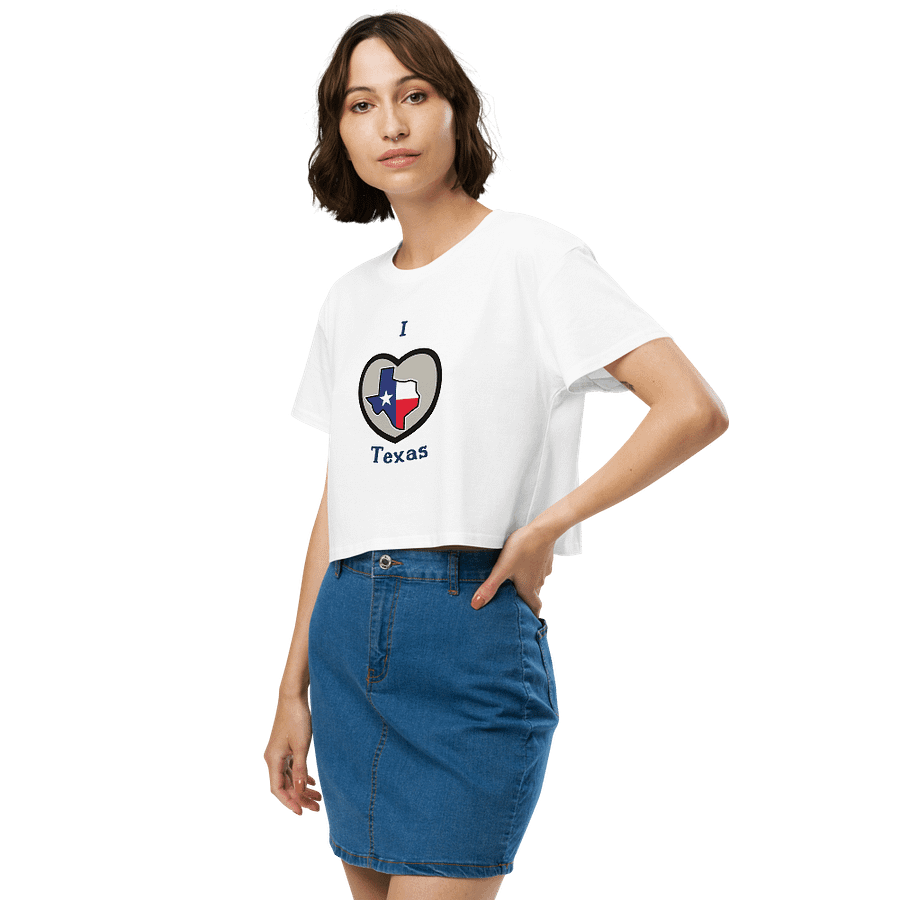 I Love Texas - Crop Top Relaxed Fit Women product image (3)
