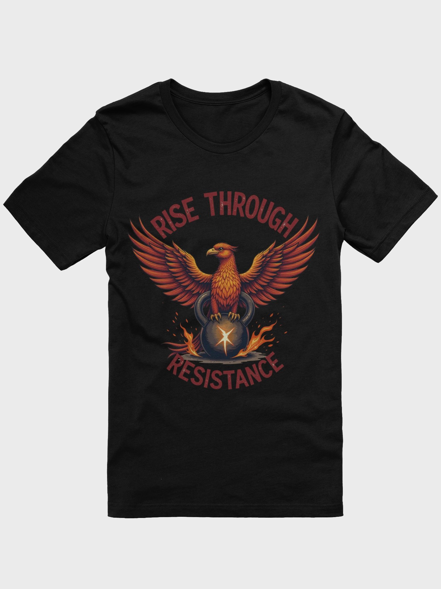 Flaming Phoenix Fitness Tee product image (5)