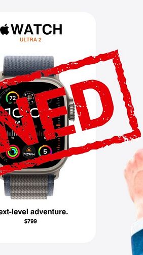 Your Apple Watch May Be Banned in the US!  Legal Issues are the source of so many of our problems. Including a new one for Ti...