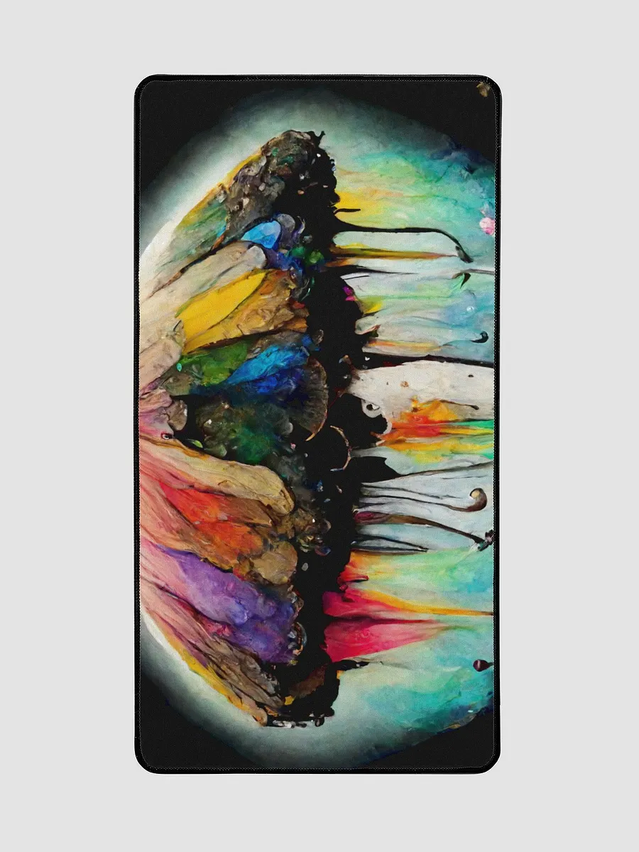 Butterfly mushroom umbrella Desk Mat product image (2)
