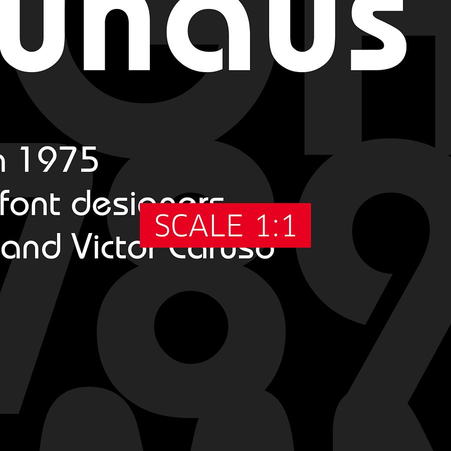 Bauhaus font, 1975 — design typography poster, abstract print, aesthetic art poster, modern poster, typography wall decor, 1950s poster product image (5)