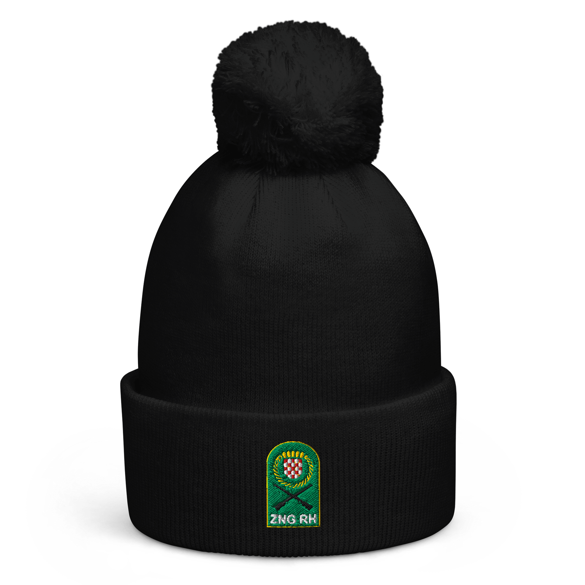Patriotic Emblem Pom-Pom Beanie product image (1)