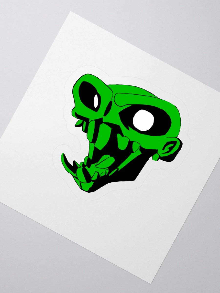 Zombie MonKey Green Sticker product image (6)