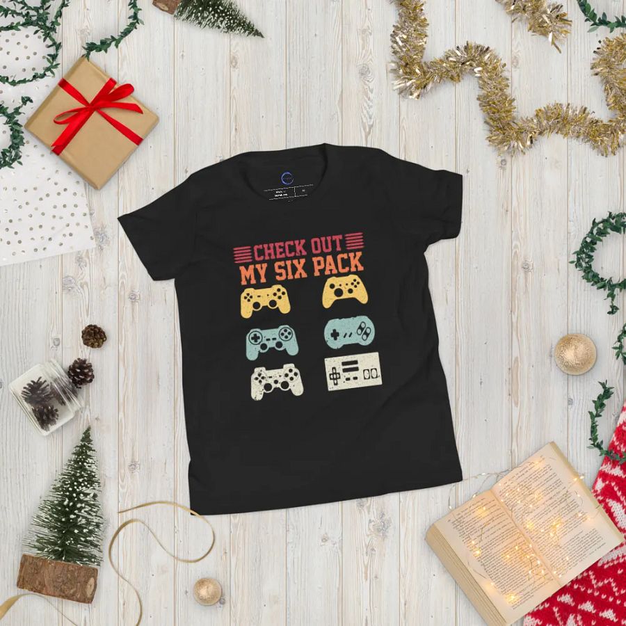 Gamer's Six Pack Youth T-Shirt product image (5)