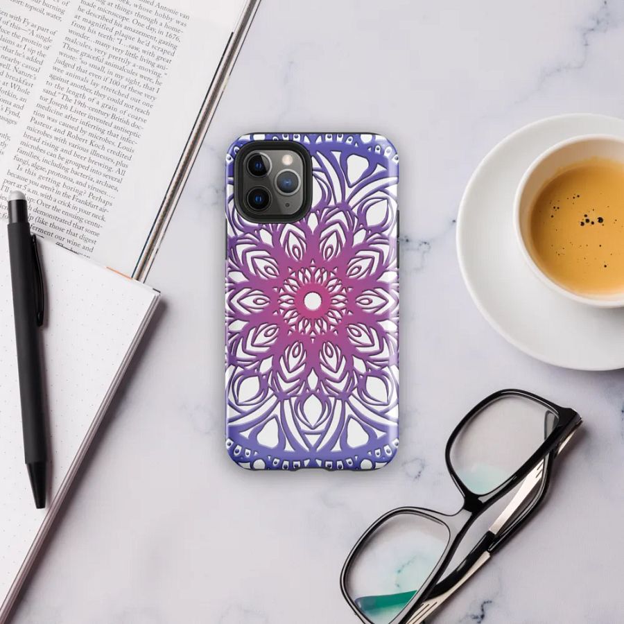 Purple blue mandala Phone case product image (8)