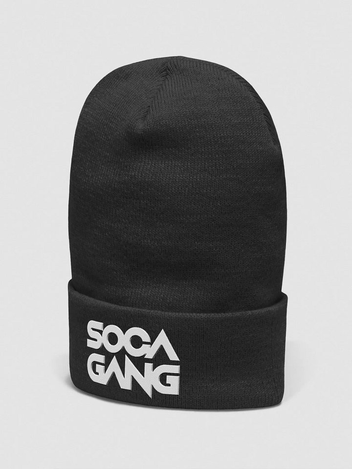 White Logo Beanie (Embroidered) product image (2)