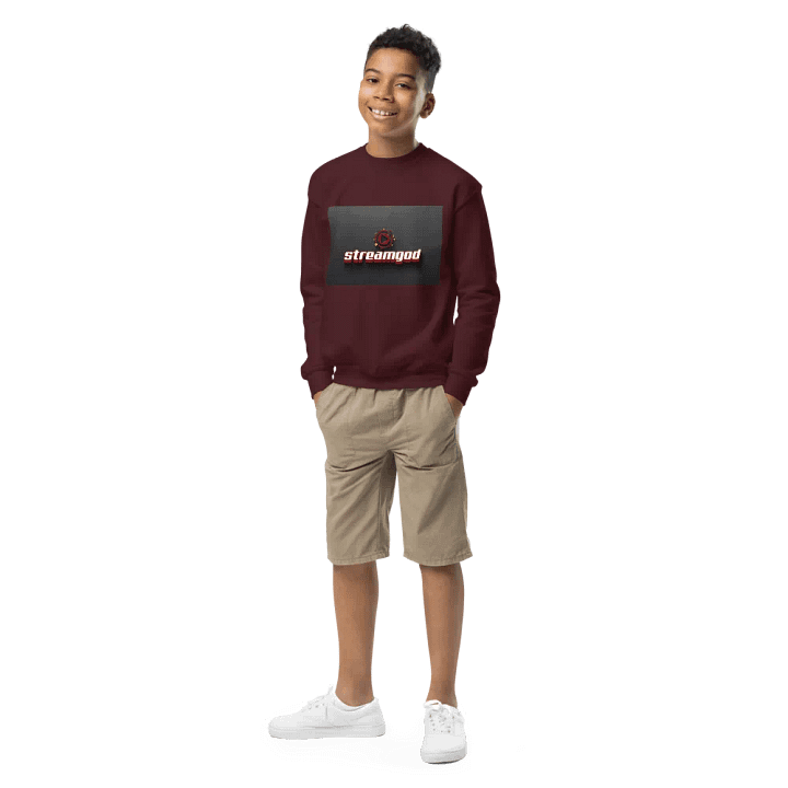 maroon youth STREAMGOD sweater #2 product image (1)
