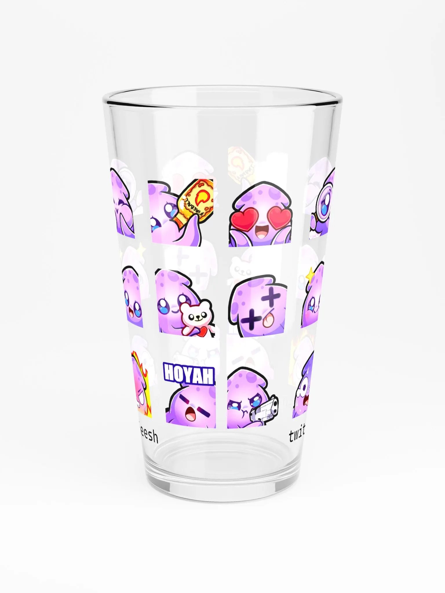 Squid Emote Pint Glass product image (3)