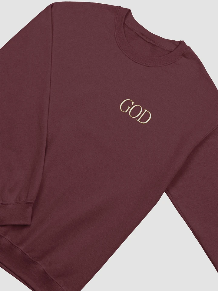 Good Vs Evil - God's In My Heart & The Devil's On My Back - Gildan Classic Crewneck Sweatshirt product image (1)