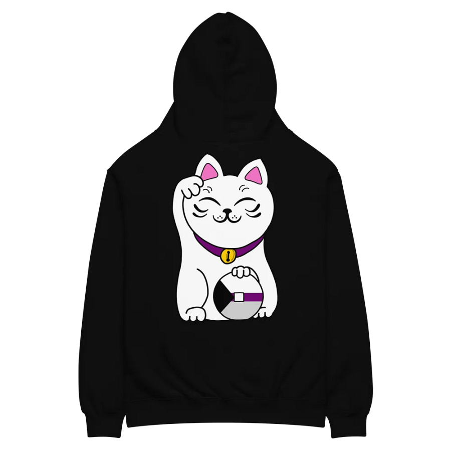 Maneki neko demisexual pride hoodie product image (8)