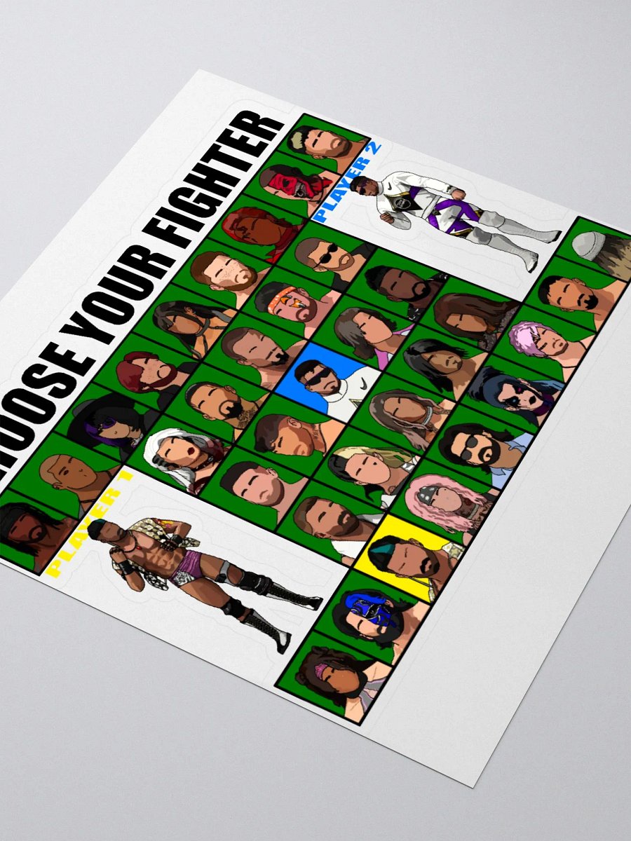 PEPW Choose Your Fighter Curk vs Oliver Sticker product image (3)